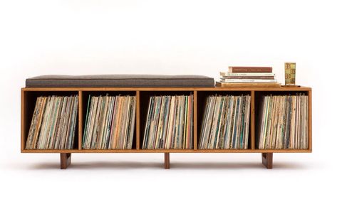 Lp Regal, Vinyl Lp Storage, Record Room, Lp Storage, Record Stand, Living Tv, Regal Design, Audio Room, Audio Design