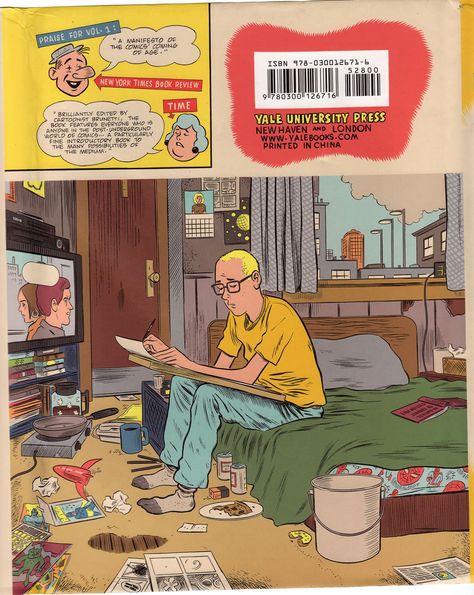 Daniel Clowes, Underground Comix, Now And Then, Flat Design, Book Review, Art Boards, Comic Art, Art Inspo, Illustration Design