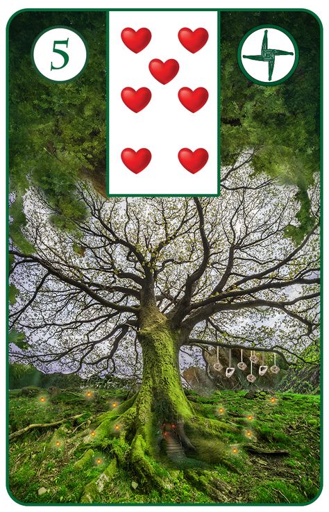 The Tree  - The Gaelic Lenormand by Diana Clark Lenormand Questions, Lenormand Cards, Lenormand Grand Tableau, Celtic Lenormand, Universal Folk Oracle, Spirit Messages, Ancient Celts, Fortune Telling, Spiritual Teachers