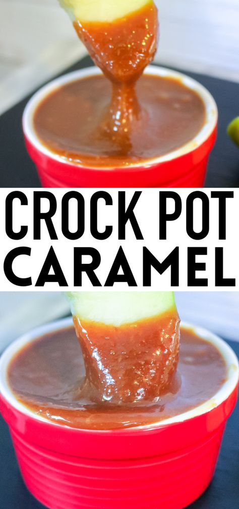 Slow Cooker Caramel Sauce, Caramel Fondue, Melting Caramel In Crockpot, Carmel Sauce Recipe, Homemade Caramel Candy, Salted Caramel Bars, Potato Chip Cookies, Caramel Treats, How To Melt Caramel