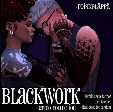 Sims 4 Blackwork Tattoo, Sims 4 Body Tattoo Cc, Sims 4 Cc Skeleton Tattoo, Sims 4 Tattoo Poses, Sims 4 Black Out Tattoo, Sims 4 Mm Tattoos, Sims 4 Sleeve Tattoo, Sims 4 Leg Tattoo, Sims 4 Full Body Tattoo