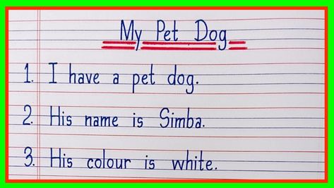 10 Lines on My Pet Dog in English | My Pet Dog Essay | Essay on My Pet Dog in English My Pet Dog Essay, Dog Essay, My Pet Dog, My Pet, Pet Dog, Pet Dogs, Fruit, Pet, Dogs