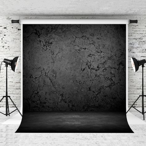 Backdrop Shoot, Klaus The Originals, Black Brick Wall, Backdrop Photo, Black Backdrop, Black Brick, Photo Backdrops, Retro Abstract, Solid Color Backgrounds