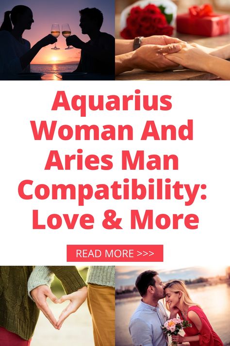 Explore the thrilling dynamic between an Aquarius woman and an Aries man in this detailed compatibility guide. Discover insights into their love life, communication style, strengths, and challenges. Unveil the potential of this unique pairing to navigate a fulfilling relationship with mutual understanding and appreciation. Understanding astrological compatibility can bring clarity and deepen your connection with your partner. Whether you're an Aquarius woman or an Aries man, learn how to cultiva Capricorn Men In Love, Scorpio Men In Love, Scorpio Man, Relationship Compatibility, Sagittarius Women, Libra Women, Capricorn Women, Virgo Women, Libra Man