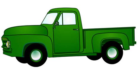 Ford Pickup Truck Clipart | Clipart Panda - Free Clipart Images Monster Truck Room Decor, Truck Silhouette, Truck Room, Truck Clipart, Monster Trucks Birthday Party, Old Ford Trucks, Old Truck, Old Pickup Trucks, Truck Coloring Pages