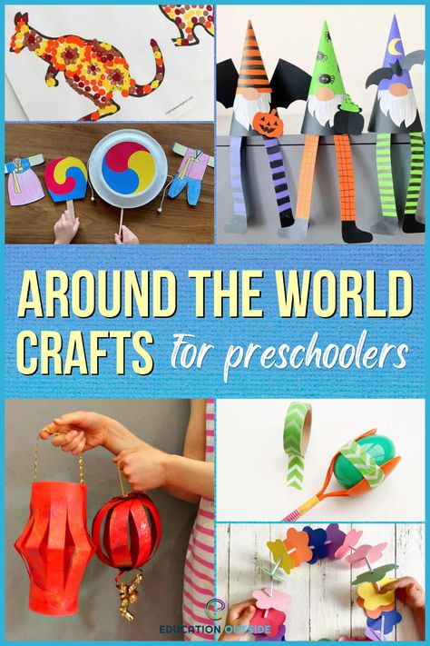 Culture Lesson Plans Preschool, Preschool Cultures Around The World, Preschool Multicultural Crafts, Multi Cultural Art Projects For Preschool, Jamaica Crafts For Preschool, Multicultural Week Activities, Art From Different Cultures, Traditions Around The World Preschool, Multicultural Art Preschool