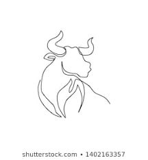 Matador Tattoo, Trading Tattoo, Bull Illustration, Bull Mascot, Taurus Bull Tattoos, Line Drawing Images, Taurus Constellation Tattoo, Taurus Tattoo, Taurus Art