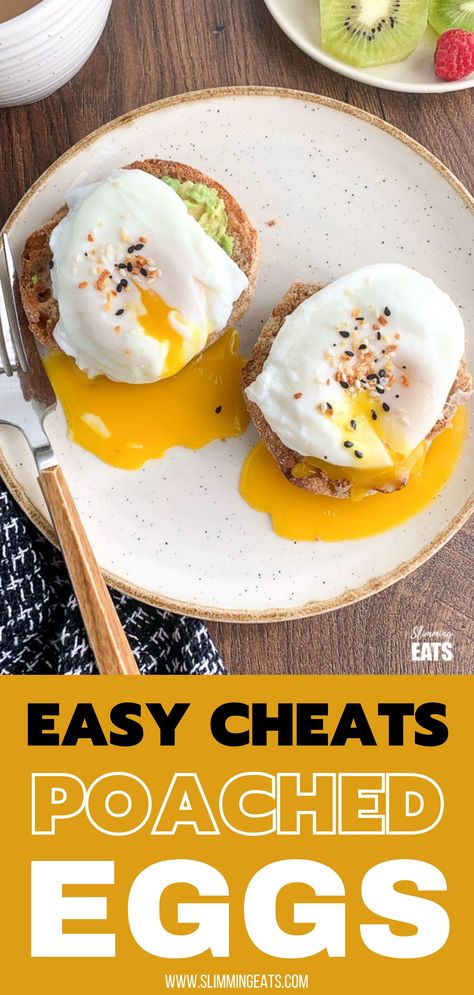 Easiest Poached Eggs, Easy Way To Poach Eggs, How To Pouch A Egg, Pouched Eggs Easy, How To Make A Poached Egg Easy, Boiled Egg Breakfast Ideas Mornings, Cheesy Eggs In Purgatory, Poached Eggs Recipe Breakfast, Pouch Eggs How To Make