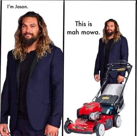 I'm Jason. This is mah mowa Surreal Memes, Tomorrow Is Monday, Love Puns, Dc Movies, Jason Momoa, Funny Love, Funny Puns, Dad Jokes, What’s Going On