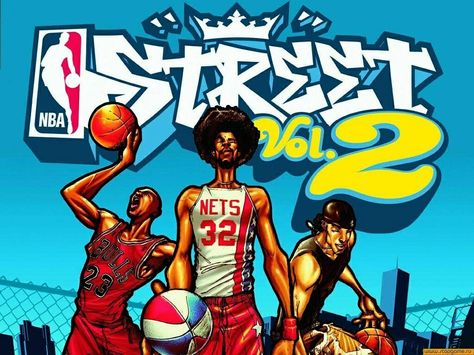 14 years ago on this day, NBA Street Vol. 2 was released! How many people remember all the tricks and cool dunks? Nba Street Vol 2, Memphis Bleek, Nba Nets, Gaming Lounge, Video Game Images, Pete Rock, Street Game, Street Basketball, Basketball Videos