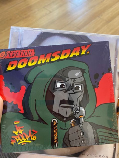 Operation Doomsday, Doom Classic, Music Album Art, Mf Doom, Music Album Cover, Music Albums, Debut Album, Red And Gold, Music Poster