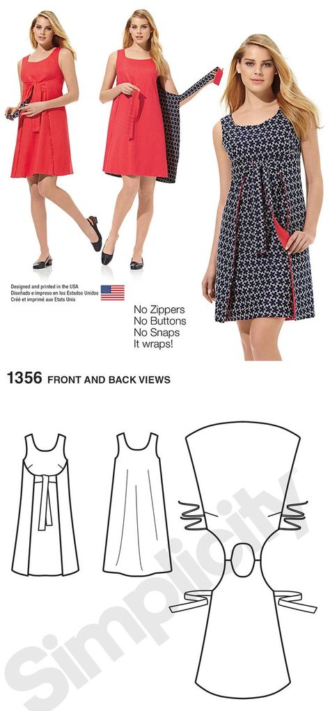 Summer Dresses Diy, Women Sewing, Sew Ins, Diy Vetement, Trendy Sewing, Easy To Sew, Diy Sewing Clothes, How To Make Clothes, Diy Dress