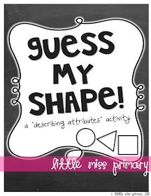 Teaching Blog Round Up: Guess My Shape! {Attributes Freebie!!} Shape Attributes, Teaching Shapes, Eureka Math, Math Groups, Math School, Third Grade Math, Math Geometry, Math Workshop, Classroom Fun