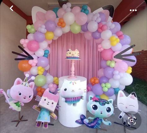 Gabby Cat Birthday Party Decorations, Gabbys Dollhouse Themed Birthday Party, Gabby Dollhouse Theme Party, Gabbys Dollhouse Trunk Or Treat, Gabby Dollhouse Balloons, Gabbys Dollhouse 2nd Birthday Party, Birthday Party Gabby Dollhouse, Gabbys Dollhouse Treats, Gabby Dollhouse Birthday Decorations