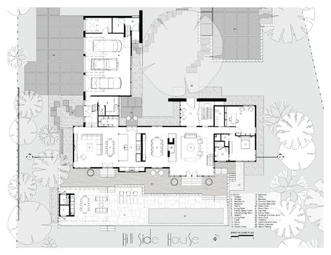 Hillside House - AIA Georgia Weekend House Ideas, School Master Plan, House Fits, Hillside Villas, Chattahoochee River, Custom Wood Furniture, Heart Pine Flooring, Hillside House, Waldorf School