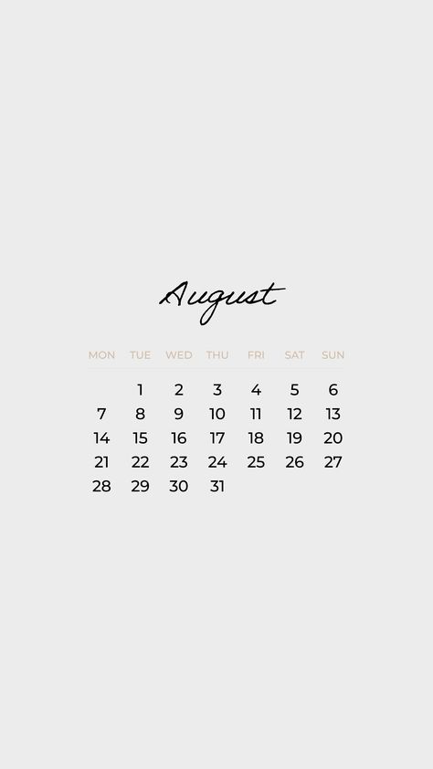 Calendar August 2023, Calendar August, Cute Calendar, 2023 Calendar, Organisation