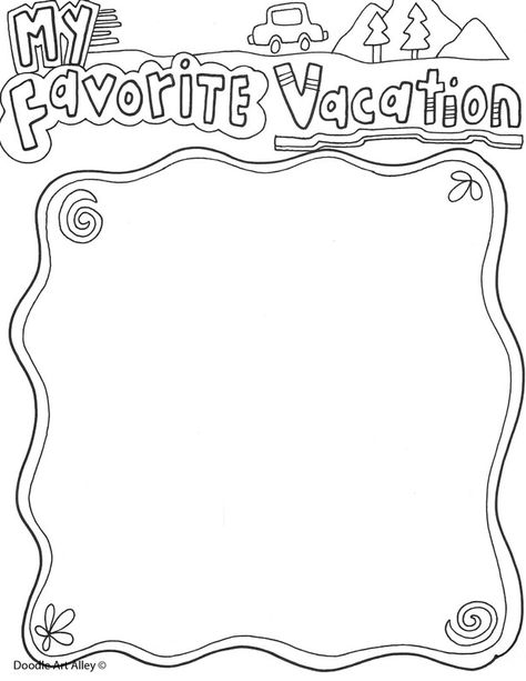 Summertime printables - Classroom Doodles All About My Summer Worksheet, What I Did This Summer Printable, All About My Summer Free Printable, Vacation Activities For Preschool, Vacation Crafts For Kids, Summer Vacation Worksheet, Summer Holidays Worksheet, Summer Worksheets For Preschool, Vacation Activities For Kids