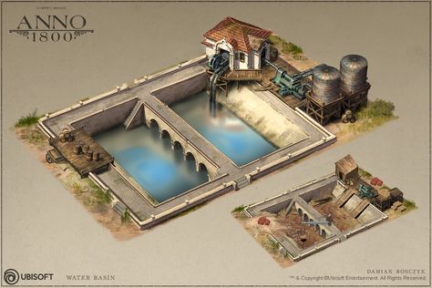 ArtStation - Anno 1800 - Season 3 & 4 Concept Art Bond Girls, Many Thanks, Architecture Visualization, Environment Concept Art, Medieval Fantasy, Architecture Building, Season 3, Game Design, Architecture Design