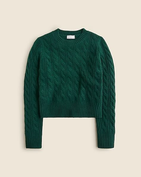 Women's Green Sweaters | J.Crew Purple Sweaters, Casual Outfits Business, Green Sweaters, Suit Guide, Soft Sweaters, Hair Wrap Scarf, Dress Modest, Sweater Crop, Mama Style