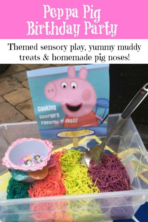 Peppa Pig Party Games, Peppa Pig Games, Homemade Finger Paint, Pig Birthday Party, Peppa Pig Birthday Party, Stem Challenge, Peppa Pig Party, Pig Party, Peppa Pig Birthday