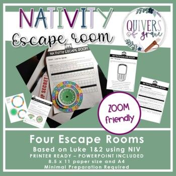 Nativity Escape Room, Nativity Activity, Kwanzaa Activities, Biblical Christmas, Puzzle Ideas, Escape Room For Kids, Teacher Leader, Christmas Units, Diy Nativity