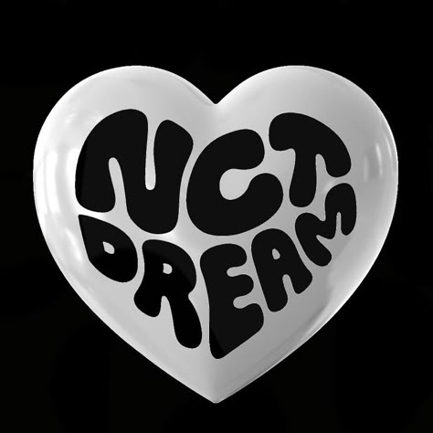 Nct Dream Black And White Aesthetic, Nct Widget Icons, Nct App Icon, Nct Dream Widget, Nct Dream Logo, Nct Dream Poster, Nct Heart, Nct Dream Icons, Nct Stickers