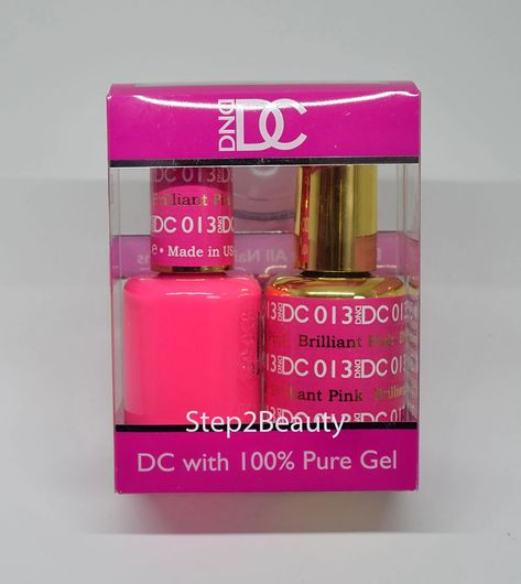 Nails Dnd, Dnd Gel Nail Polish, Dnd Nail Polish, Matching Trio, Neon Pink Nails, Pink Nail Colors, Dnd Gel Polish, Fun Nail Colors, Nail Time