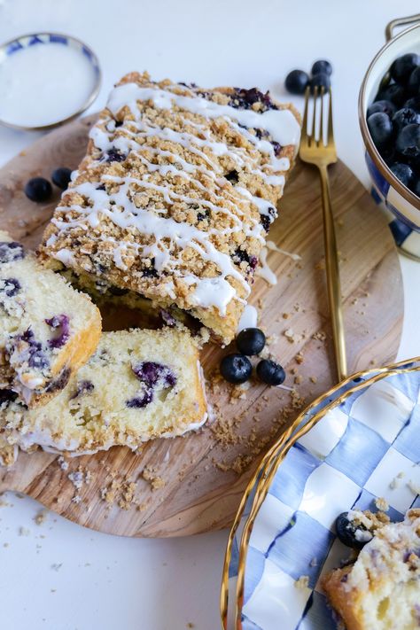 Delight in Every Slice: Blueberry Crumble Streusel Loaf Recipe — Amanda Warren Blueberry Bread Loaf, Blueberry Crumble Loaf, Lemon Blueberry Streusel Loaf, Blueberry Struesel Bread, Blueberry Crumble Bread, Blueberry Streusel Loaf, Blueberry Streusel Bread, Blueberry Loaf Bread, Strudel Topping