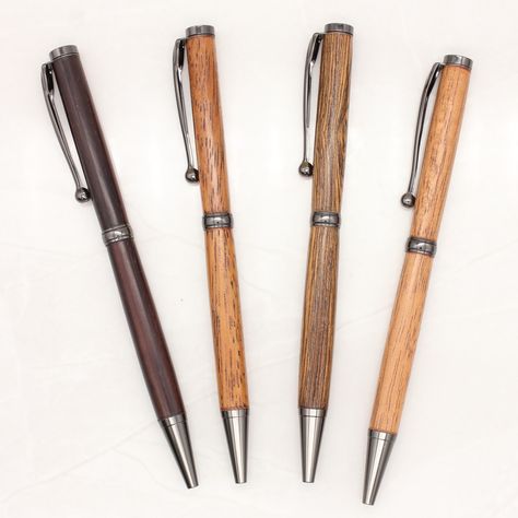 These hand crafted twist action ballpoint wood pens make a great gift for someone special.  Choose below from a variety of woods and finishes. The post Slimline Wood Pens appeared first on Woodcraft by Owen. Wooden Pens Handmade, Paper Snowflake Template, Wooden Pens, Pen Making, Snowflake Template, Paper Snowflake, Pen Turning, Wooden Pen, Wood Pens