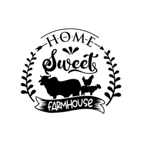 Graphic Stencil, Farmhouse Stencils, Farmhouse Quotes, Estilo Farmhouse, Farmhouse Printables, Transfer Images, Stencils For Wood Signs, Vector Typography, Spring Quotes