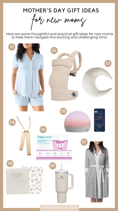 Mother’s Day Gifts for New Moms: Celebrating Their First Year First Mothers Day Gifts New Moms Diy, Gift Ideas For Expecting Mothers, Gift Ideas For Newly Pregnant Mom, First Trimester Must Haves Products, Gift Ideas For New Moms, Postpartum Recovery Kit, Baby Milestone Book, Postpartum Care Kit, Mother’s Day Gifts For Expectant Mother