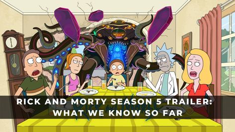 https://www.keengamer.com/articles/features/opinion-pieces/rick-and-morty-season-5-trailer-what-we-know-so-far/ Watch Rick And Morty, Rick E Morty, Rick And Morty Season, Rick And Morty Poster, Dan Harmon, Justin Roiland, Rick Y Morty, Seinfeld, Adult Swim