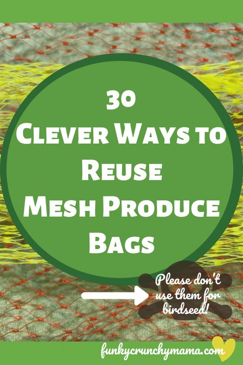 Net produce bags from onions and oranges may not seem very useful, but there are a ton of ideas to reuse them out there! Here are 30 to consider. Mesh Produce Bags, Toddler Mittens, Potato Bag, Rain Barrels, Vegetable Bag, Fruit Bag, Winter Mittens, Rain Barrel, Produce Bags