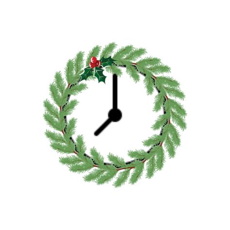 Clock Christmas Icon, Xmas Apps, Iphone Clock, Winter Homescreen, Vintage App Icons, Iphone Decor, Christmas Widgets, Icons Christmas, Vintage App