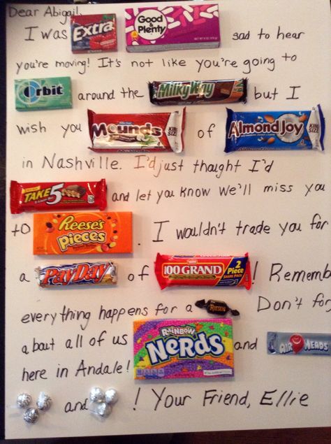 Goodbye candy-gram Miss You Candy Poster, Candy Gram Ideas For Work, Get Well Candy Bar Poster, Goodbye Candy Poster, Candy Retirement Board, Goodbye Party Ideas Work, Candy Gram Ideas, Funny Candy Bar Posters, Funny Farewell Messages