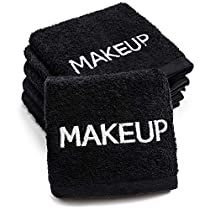 Check this out on Amazon Makeup Remover Towel, Makeup Towel, Remove Makeup From Clothes, Towel Embroidery, Black Towels, Black Makeup, Soft Makeup, Cotton Bath Towels, Daily Skin Care