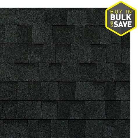 Owens CorningTruDefinition Duration 32.8-sq ft Onyx Black Algae Resistant Laminated Architectural Roof Shingles Black Roof Shingles, Metal Roof Paint, Black Metal Roof, Roof Shingle Colors, Metal Roof Houses, Black Architecture, Architectural Shingles Roof, Metal Roof Colors, Cedar Shake Roof