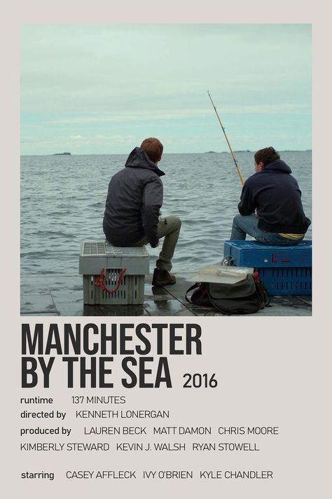 Manchester By The Sea Poster, Manchester By The Sea, Kenneth Lonergan, Casey Affleck, Top Film, Polaroid Pictures, Michelle Williams, Movie List, Film Posters