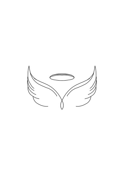 Star With Wings Tattoo, Lola Tattoo, Angle Wing Tattoos, Angel Wing Tattoo, Halo Tattoo, Alas Tattoo, Memorial Tattoo Quotes, Small Symbol Tattoos, Leg Sleeve Tattoos