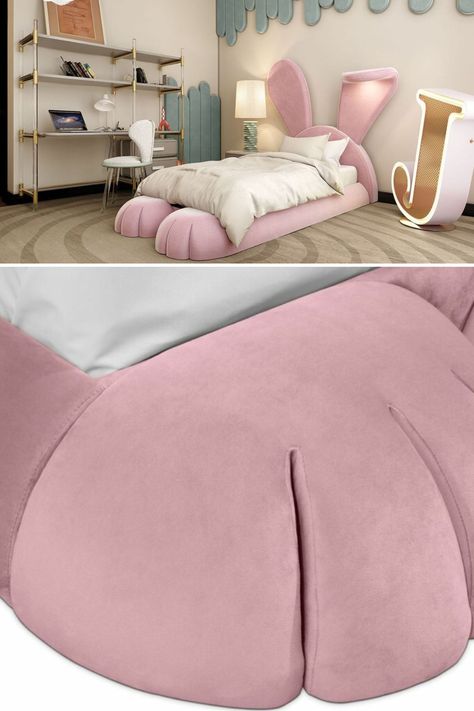 Circu’s Mr. Bunny, Bed Bunny Furniture, Nice Bedrooms, Bunny Bed, Kids Bed Frame, Bunny Beds, Bunny Room, Kids Rooms Inspo, Kids Bed Frames, Bunny Stuff