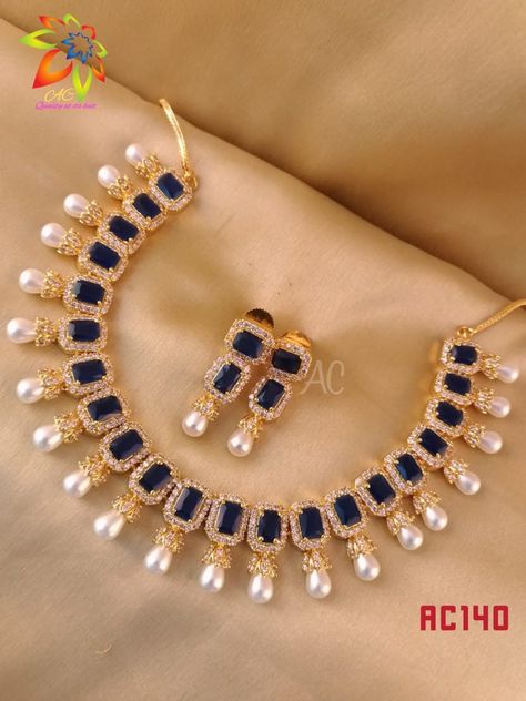 7286062150 ping me for orders Ruby Necklace Designs, Emerald Set, Bridal Jewelery, Choker Necklace Designs, Snowflake Necklace, Beautiful Gold Necklaces, Diamond Necklace Designs, Black Beaded Jewelry, Wedding Jewellery Collection