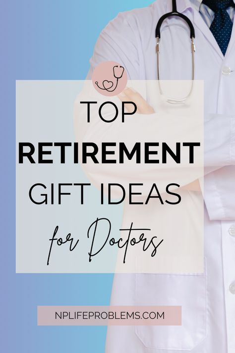 Finding the perfect retirement gift for that amazing doctor in your life? Check out our curated gift guide for thoughtful and memorable retirement gift ideas that honor their dedication and celebrate their accomplishments. From personalized keepsakes to luxurious experiences, we've got something special for every retired doctor. #RetirementGifts #DoctorRetirement #GiftIdeas #RetirementCelebration #ThankYouDoctor #MedicalRetirement #DoctorAppreciation #CelebrateSuccess #ShowYourGratitude Retirement Gifts For Doctor Medical, Doctor Retirement Gift Ideas, Physician Retirement Party Ideas, Retirement Party Ideas For Doctors, Dr Retirement Gift Ideas, Retirement Gifts For Doctor, Doctor Retirement Gift, Doctor Retirement Party Ideas, Tokens Of Appreciation Ideas