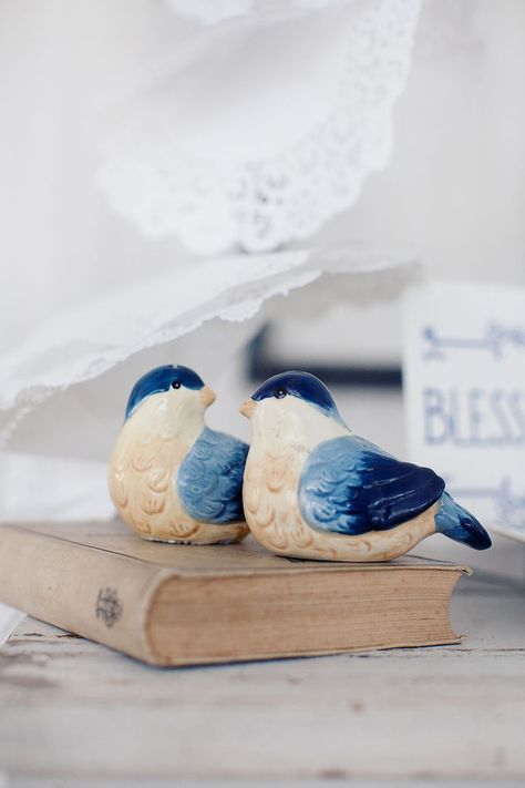 Blue Cottage, Spring Wedding Inspiration, Bird Theme, Little Cottage, Bird Decor, Little Birds, Little Bird, Bird Feathers, Birdy