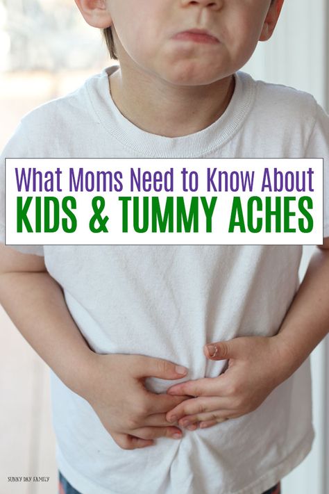 What moms need to know about kids and tummy aches: what causes them, how to take care of them, and when to see the doctor. #ad Toddler Stomach Ache, Upset Tummy Remedies, Kids Stomach Ache, Stomach Ache Remedy, Stomach Remedies, Natural Asthma Remedies, Belly Ache, Asthma Remedies, Upset Tummy