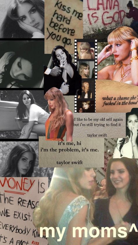 Taylor Swift Lana Del Ray, Champagne Problems, Comfort People, Lana Del Ray, I Survived, Taylor Alison Swift, Olivia Rodrigo, Dark Wallpaper, Lana Del Rey