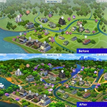 Sims 4 Willow Creek Save File, Willow Creek Map Replacement, Sims 4 Willow Creek Map Ideas, Willow Creek Sims 4 Map, Willow Creek Sims 4 Map Ideas, Sims 4 Willow Creek Makeover, Sims 4 Skills, Sims 4 Cheats, San Myshuno