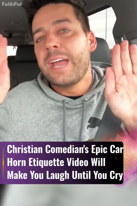 Christian Jokes Funny, Christian Comedy, John Crist, Comedian Videos, Music Funny, Christian Jokes, Car Horn, Funny Jokes For Adults, Laugh Out Loud