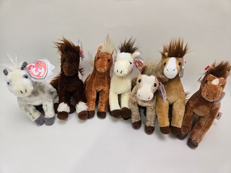 Baby Beenies, Ty Babies, Shire Horse, Free Toys, Beanie Buddies, Baby Horses, Ty Beanie Babies, Beanie Boos, Cowboy Art