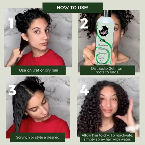 Curly Hair Styling Products Formulated for clean frizz-free styles that last for several days in all weather conditions. Best Gel For Curly Hair, Gel For Curly Hair, Curl Keeper, Frizz Free Curls, Medium Curls, Short Curly Haircuts, Types Of Curls, Hair Down, Frizz Free