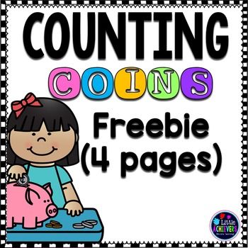 Money Counting Coins - FREEBIE Money Counting, Teaching Money, Money Activities, Counting Coins, Money Math, Money Worksheets, Summer Math, Teaching Special Education, Kindergarten Math Activities